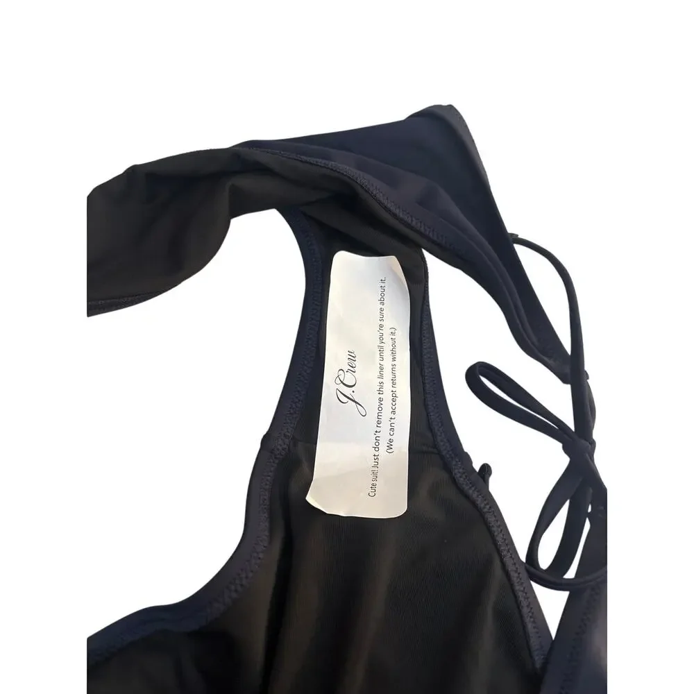 NWOT Womens J. Crew Bikini Bottoms Black Size 2x
